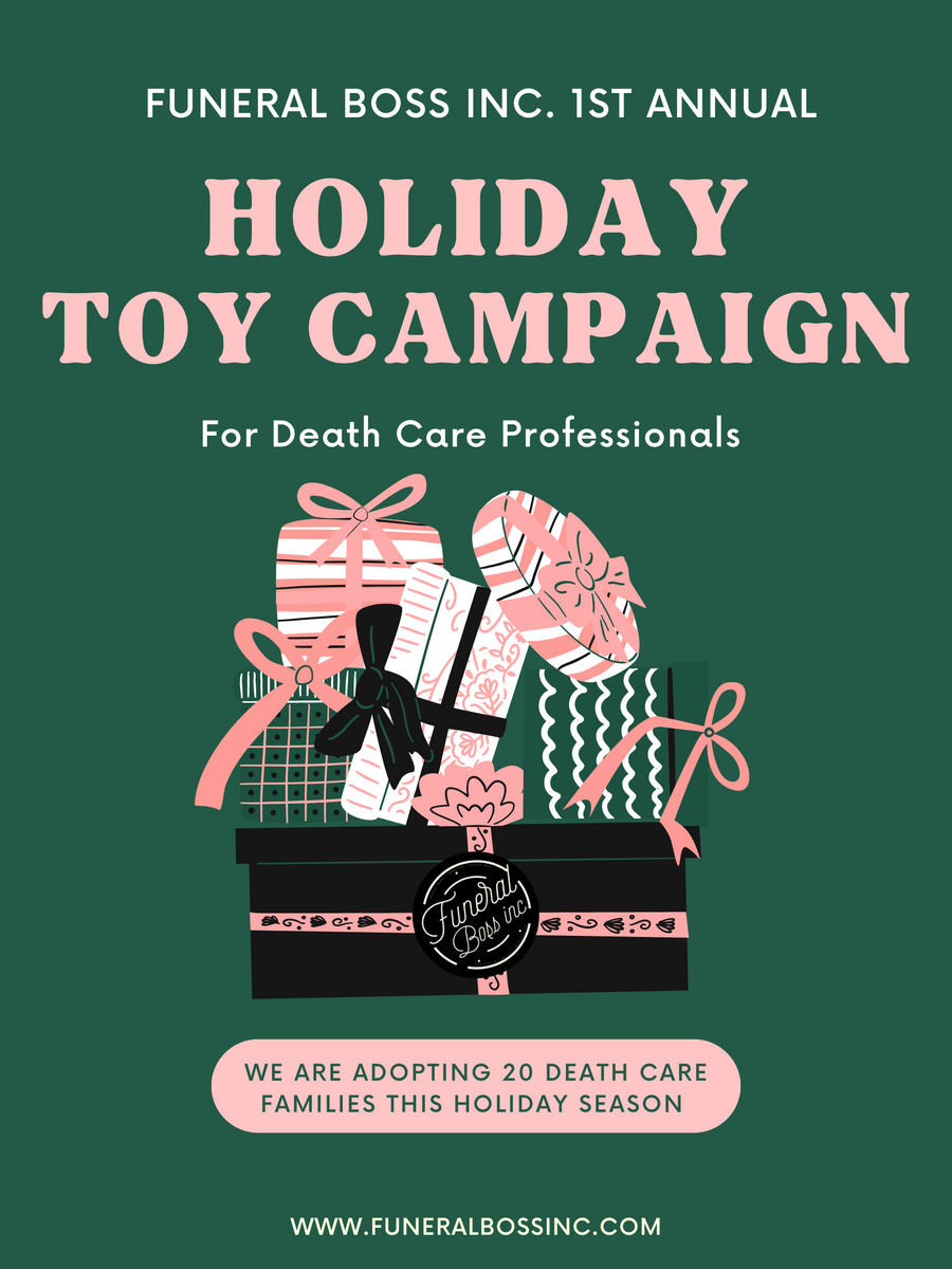 Funeral Boss Inc First Annual Holiday Toy Campaign