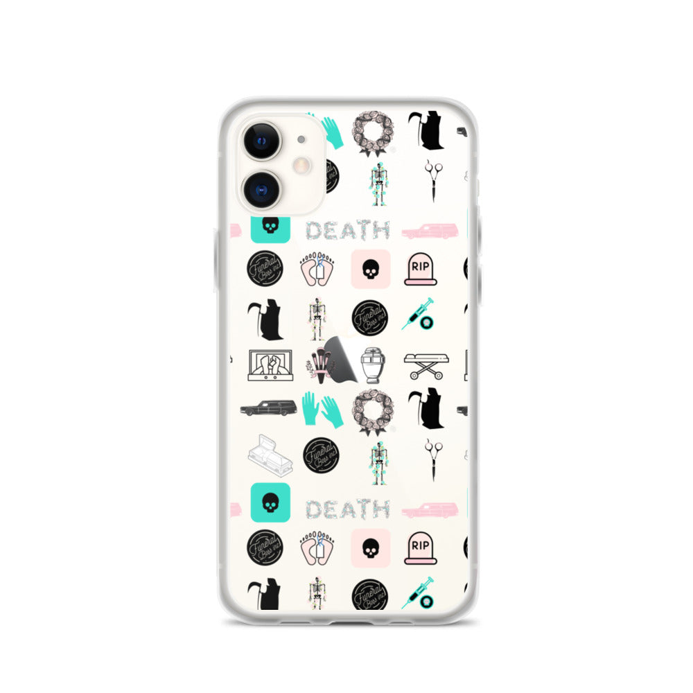 23 Death Icons iPhone Case