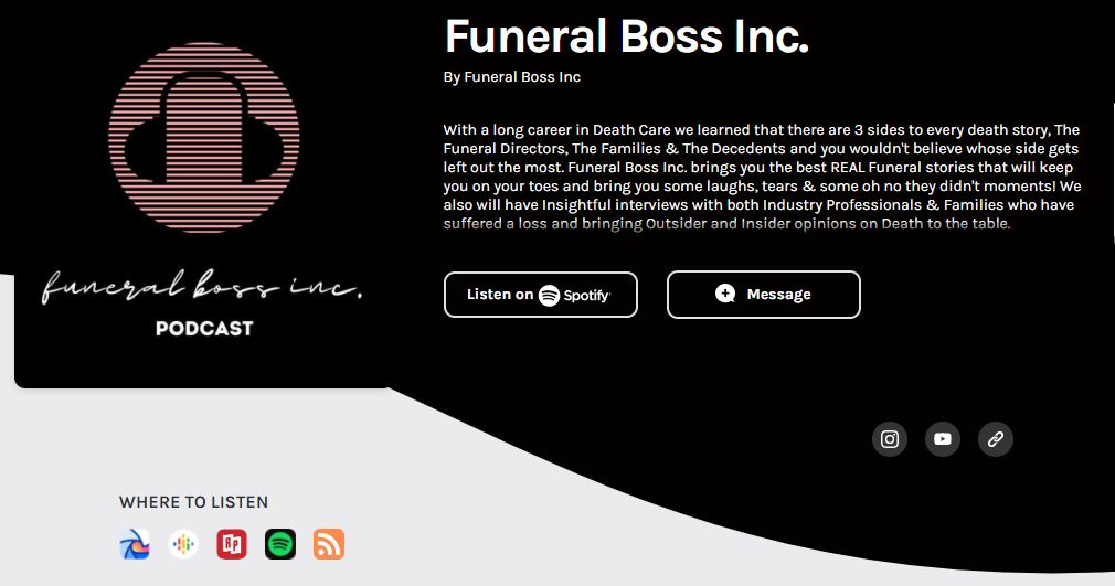 Funeral Boss Inc. Podcast NEW Episode Every Wednesday