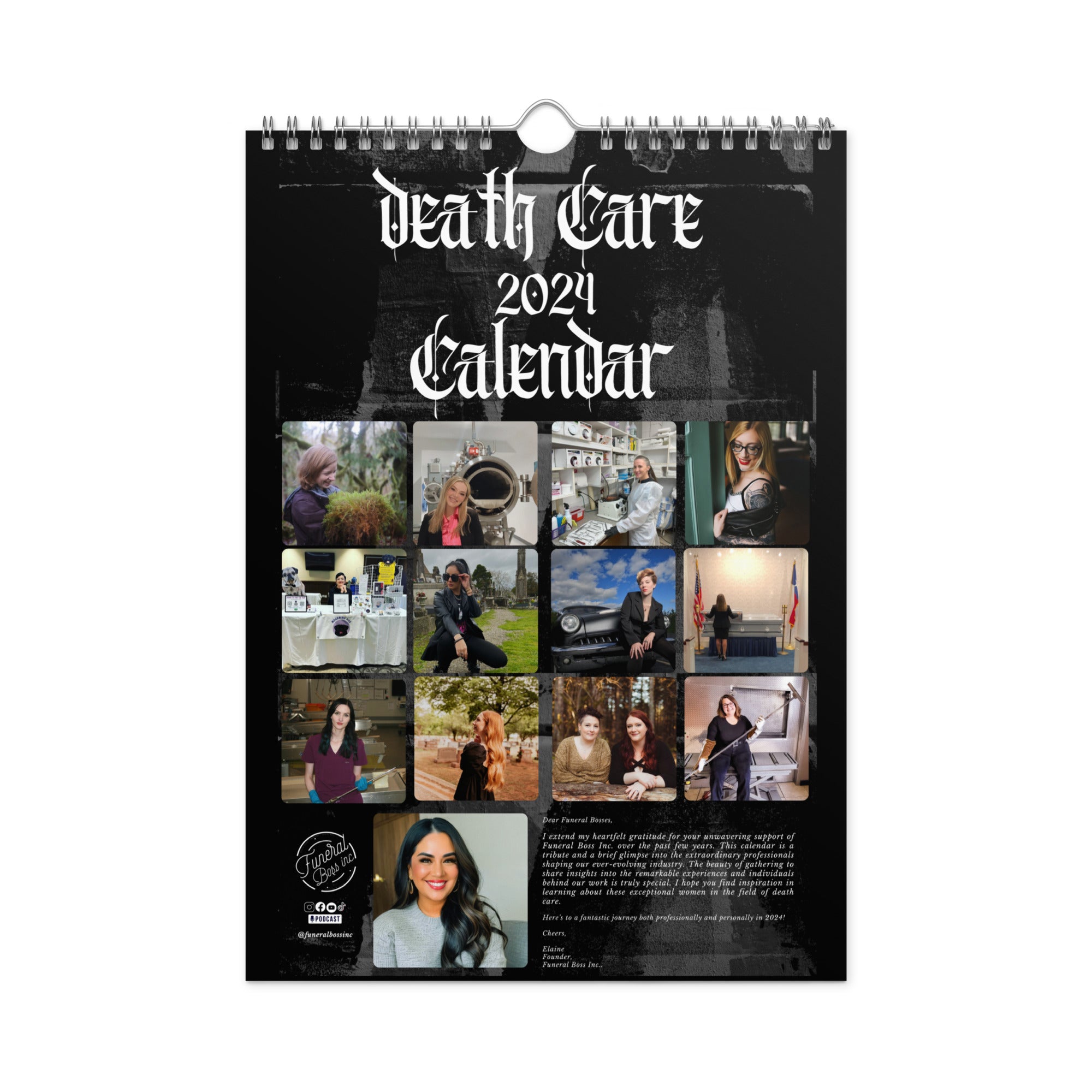 Death Care Calendar 2024
