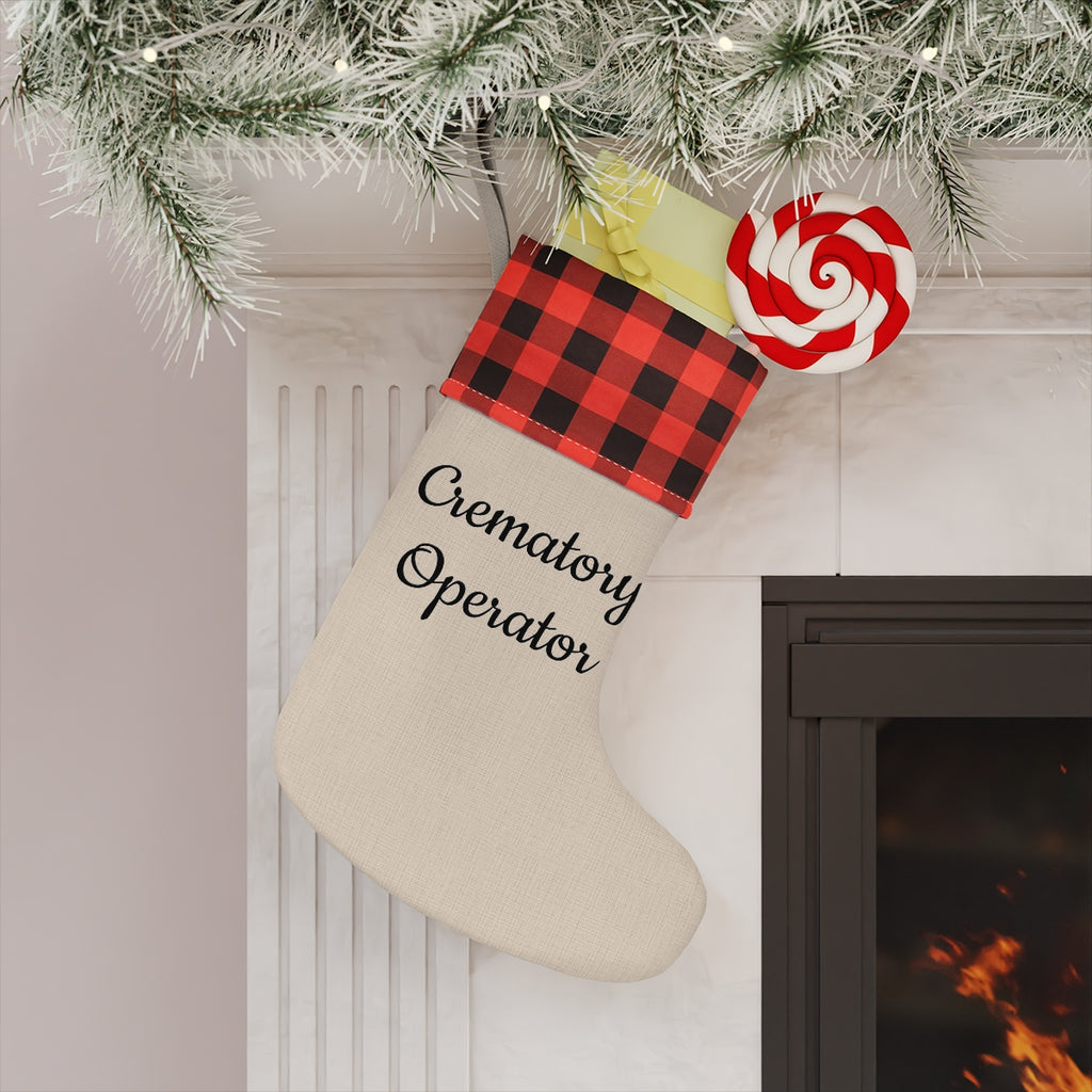 Crematory Operator Christmas Stocking