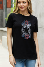 Till Death Skeleton Graphic Cotton Tee