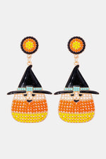 Witch's Hat Shape Synthetic Pearl Dangle Earrings