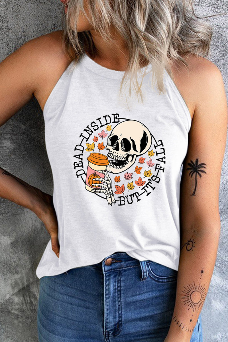 DEAD INSIDE BUT IT'S FALL Tank Top