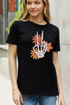 Skeleton Hand Graphic Cotton Tee