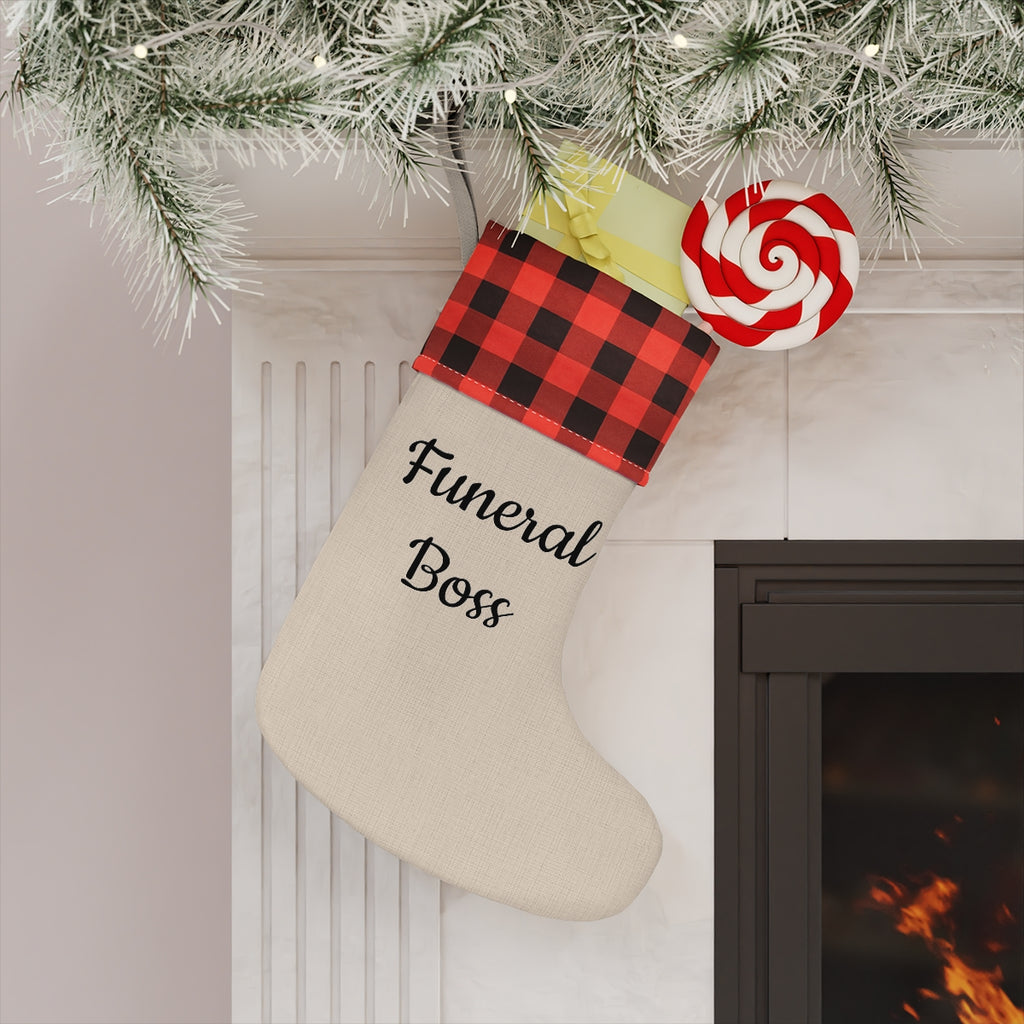 Funeral Boss Christmas Stocking