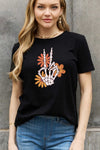 Skeleton Hand Graphic Cotton Tee