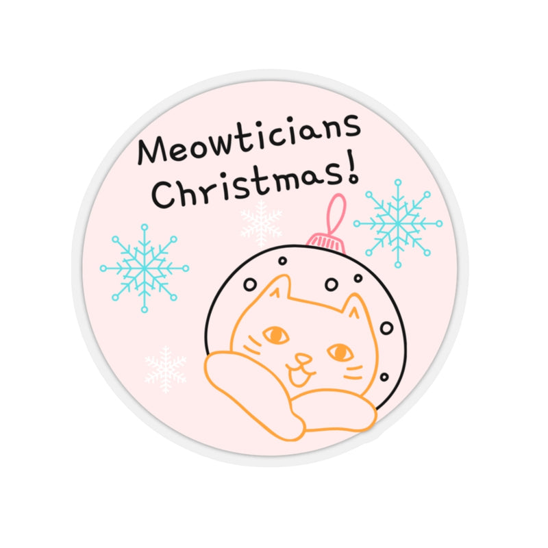 Meowticians Christmas Stickers