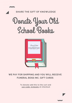 Funeral Boss Foundation -  Book Donation Campaign