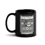 Cremation Tournament Black Glossy Mug