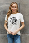 X- FBB Butterfly Skull Graphic Cotton Tee