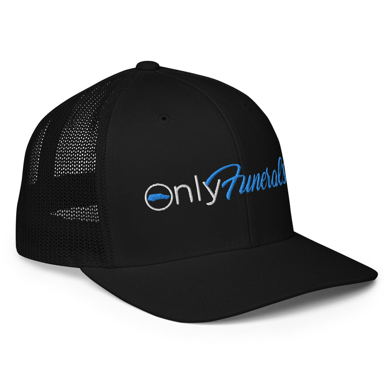 Only Funerals Closed-back trucker cap