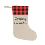 Cemetery Counselor Christmas Stocking