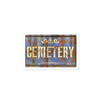 Cemetery stickers