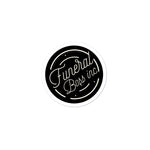 Funeral Boss Inc. Logo (Matte Black) Bubble-free stickers