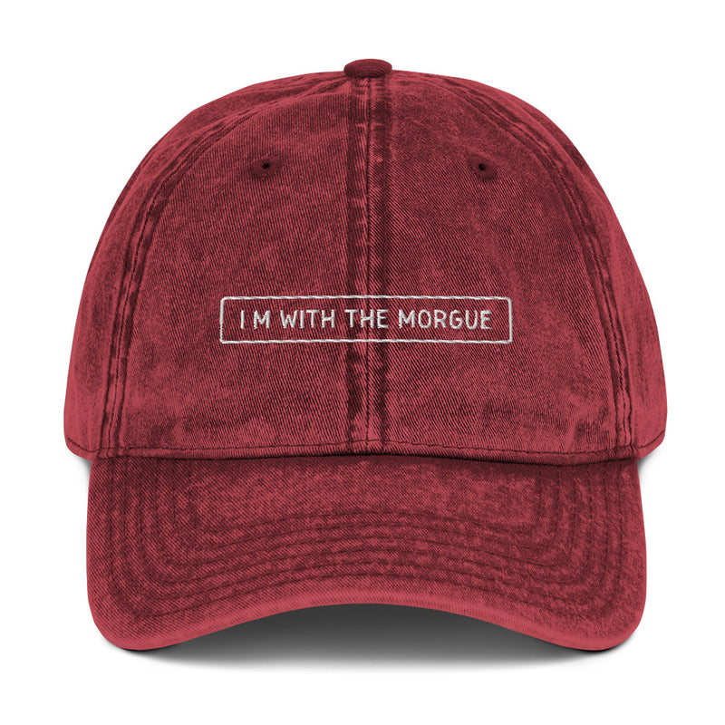 Im with the Morgue Vintage Cotton Twill Cap