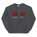 Death Care Poinsettias Ugly Sweater