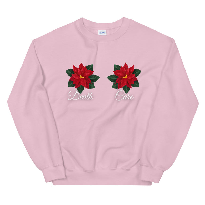 Death Care Poinsettias Ugly Sweater