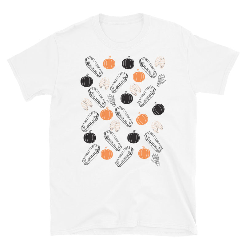 Coffins & Pumpkins Short-Sleeve Unisex T-Shirt