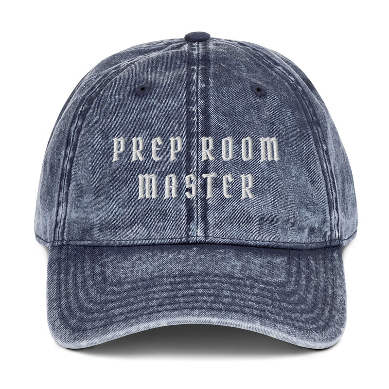 Prep Room Master Vintage Cotton Twill Cap
