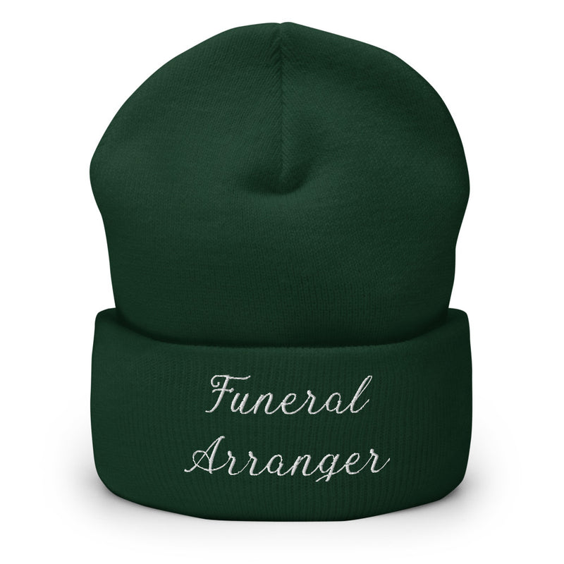 Funeral Arranger Cuffed Beanie