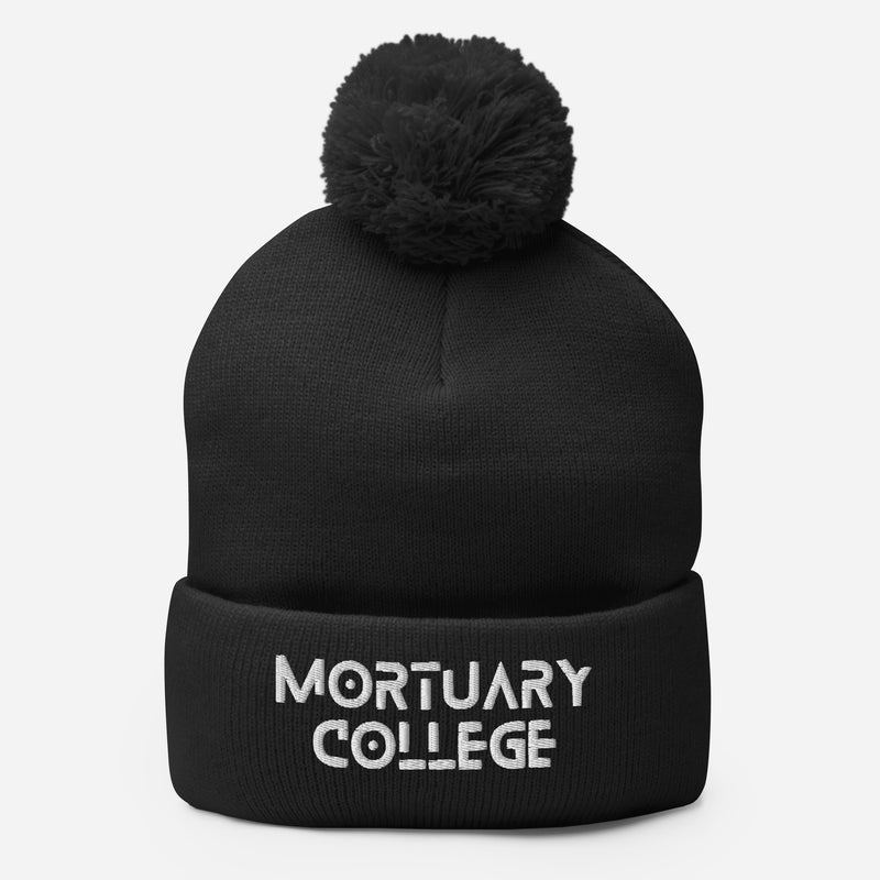 Mortuary College Pom-Pom Beanie