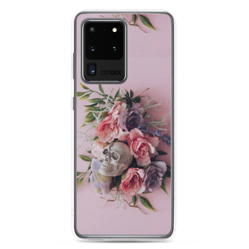 Floral skull Samsung Case