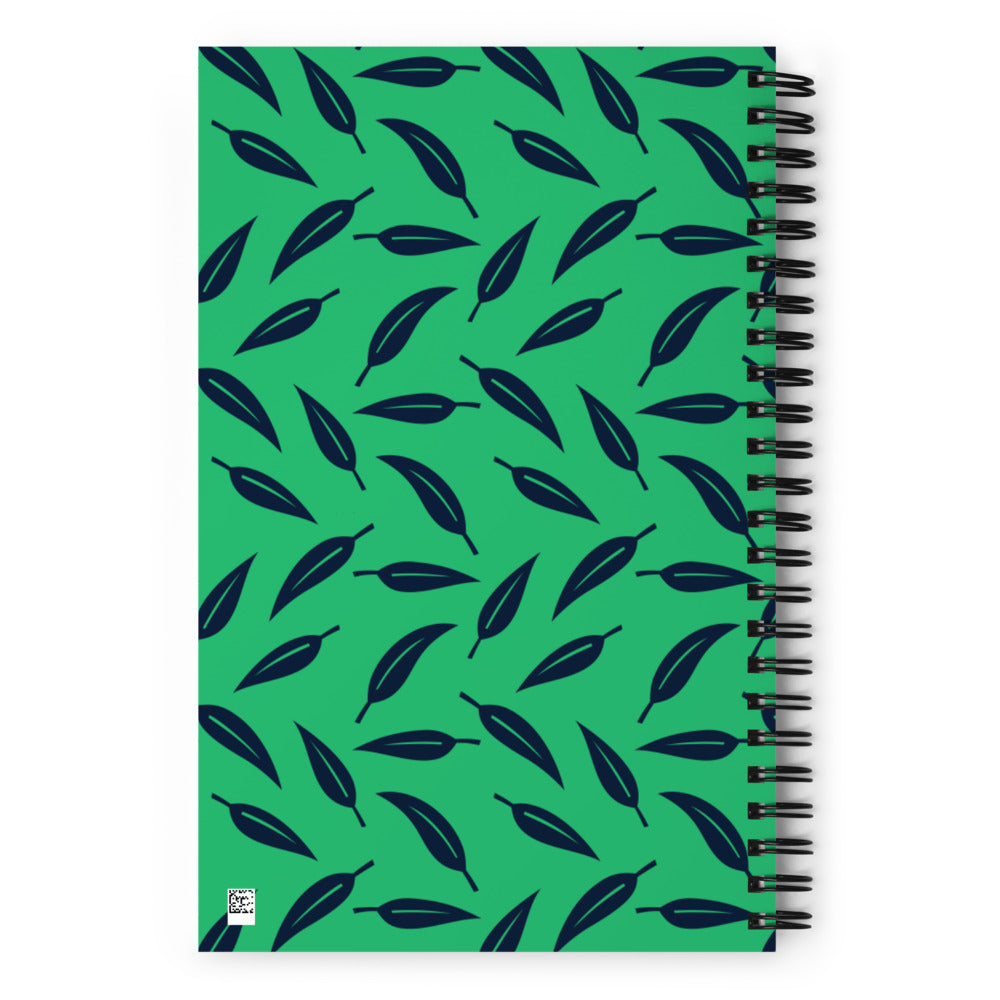 Green Burial Lover Spiral notebook