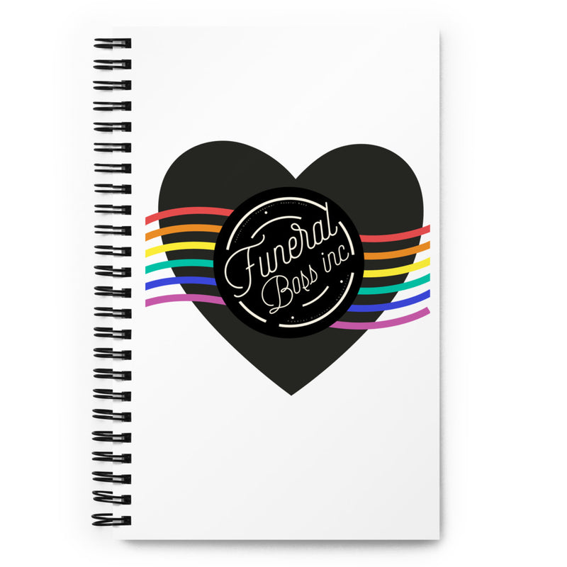 Funeral Boss Inc. Pride Spiral notebook