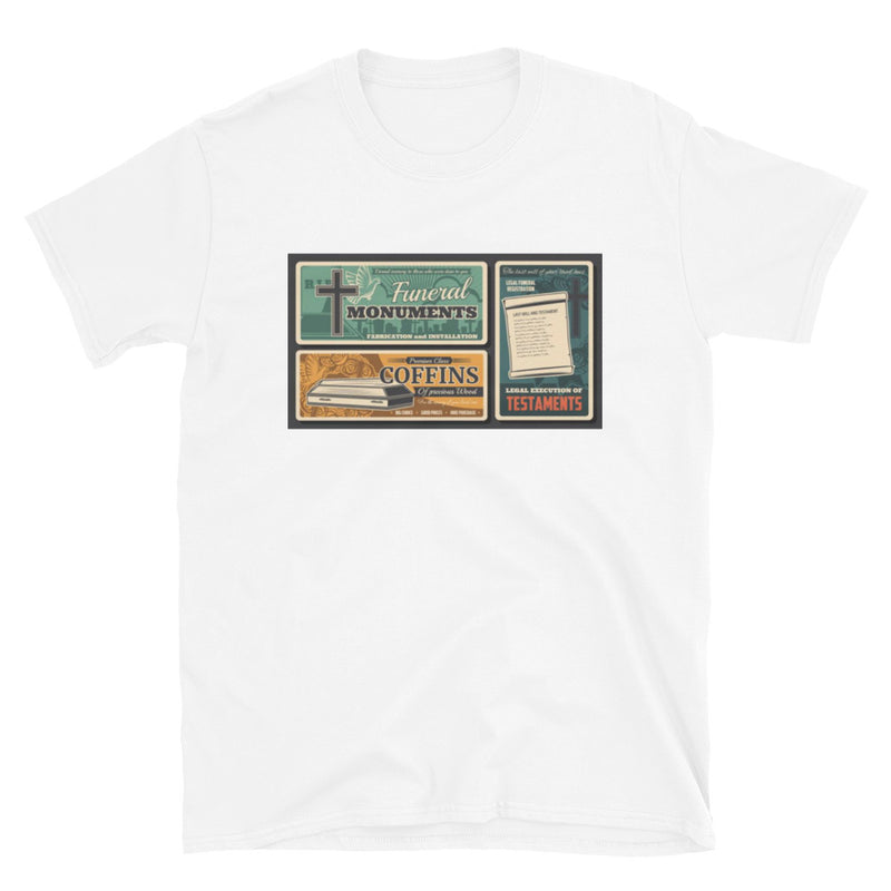Old School Funeral Ad T-Shirt
