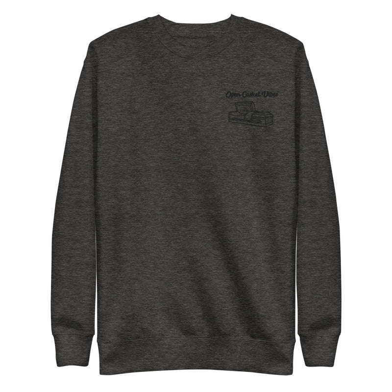 Open Casket Vibes Embroidered Pullover