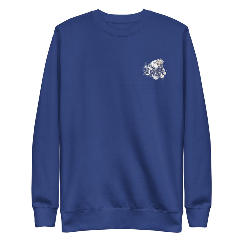 Skull Embroidered Pullover